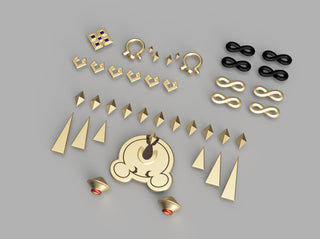 Yun Jin's Accessories [3D Print Files] 3D Files cosplay DangerousLadies