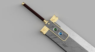 Zack's Buster Sword Crisis Core Version [3D Print Files] 3D Files cosplay DangerousLadies