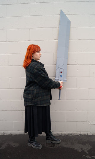 Zack's Crisis Core Buster Sword 3D Printed Kit cosplay DangerousLadies