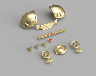 Zelda and Hilda's Link Between Worlds Armour and Accessories [3D Print Files]