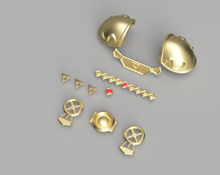 Zelda and Hilda's Link Between Worlds Armour and Accessories [3D Print Files]
