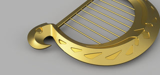 Zelda's Goddess Harp [3D Print Files] 3D Files cosplay DangerousLadies