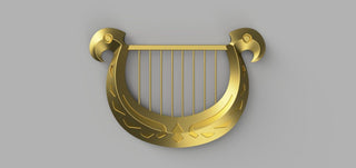 Zelda's Goddess Harp [3D Print Files] 3D Files cosplay DangerousLadies