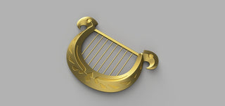 Zelda's Goddess Harp [3D Print Files] 3D Files cosplay DangerousLadies